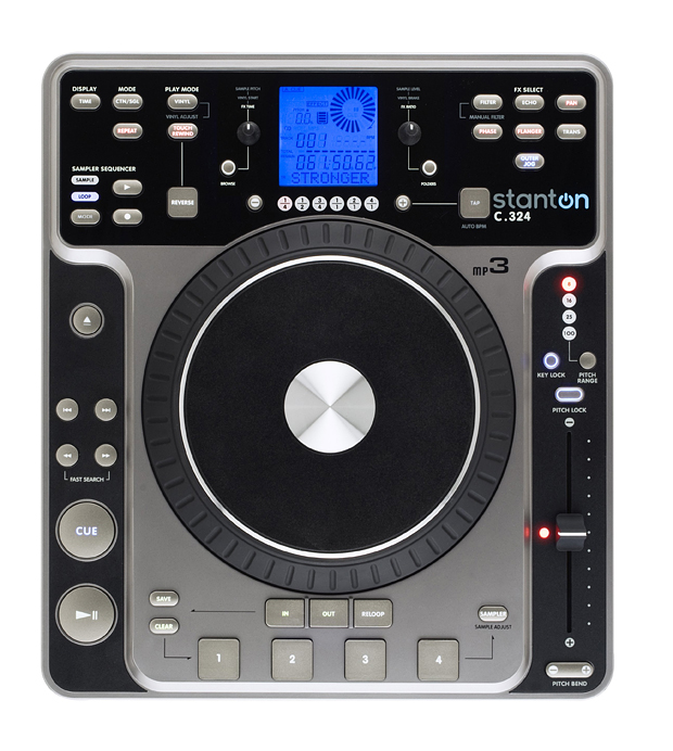 STANTON C.324 TABLETOP DJ SCRATCH CD/MP3 PLAYER C324
