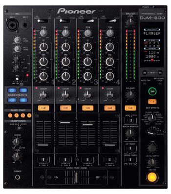 Pioneer DJM800 DJM-800 DJ Mixer FREE WORLD SHIP 220V