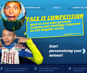 CLICK HERE to design YOUR OWN face helmet!