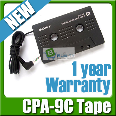 Sony Car Stereo Cassette Adapter fit ipod/CD/MD CPA-9C