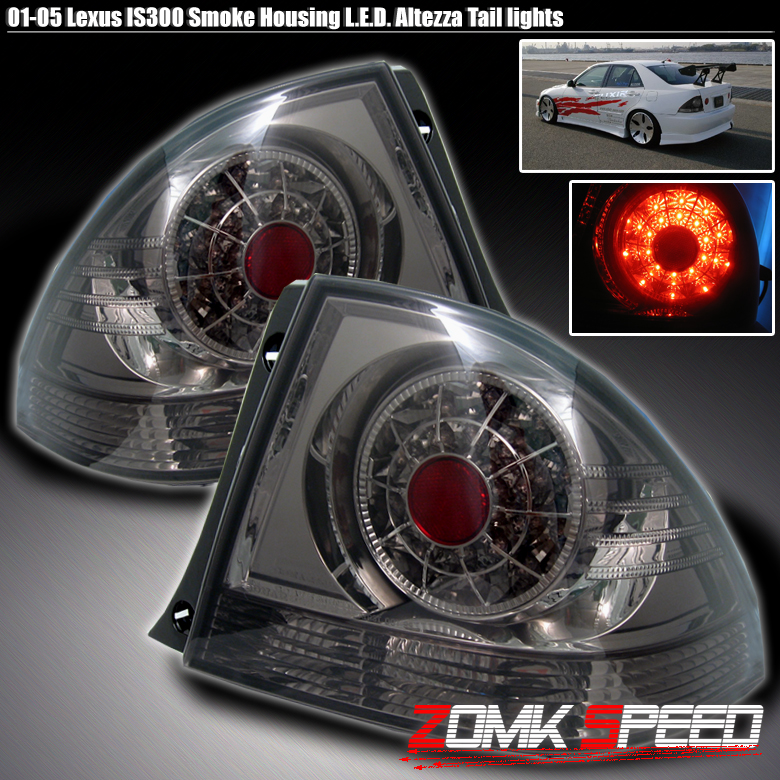 Lexus IS300 Smoked LED Altezza Tail Lights from Zomk Speed (EBay) Lexus IS Forum