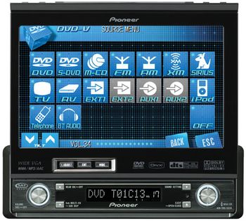 PIONEER AVH-P7800DVD CAR DVD/MP3 7" VGA TOUCH PANEL LCD