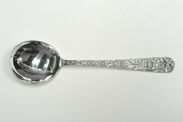 Kirk Stieff REPOUSSE Sterling Soup Spoon