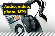 Audio, video, photo, MP3
