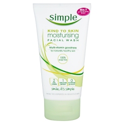 SIMPLE 100% Soap Free Moisturising Foaming Facial Wash