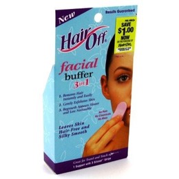 Hair Off Facial Buffer 3 in1