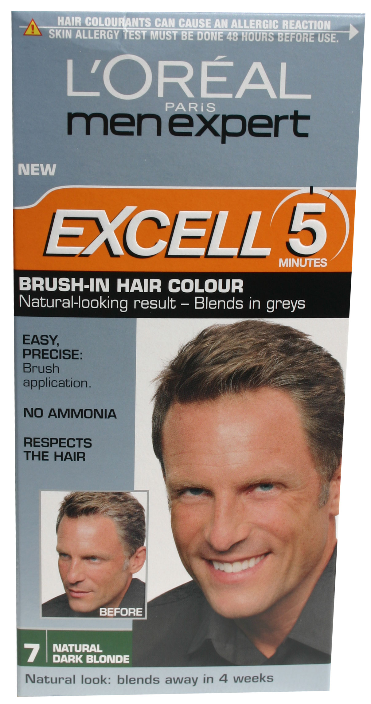 Men Expert Excell 5 Brush-in  7 Natrl Dark Blonde