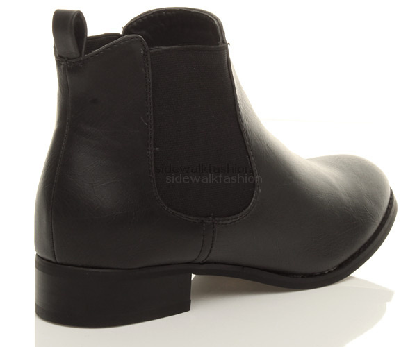flat chelsea booties