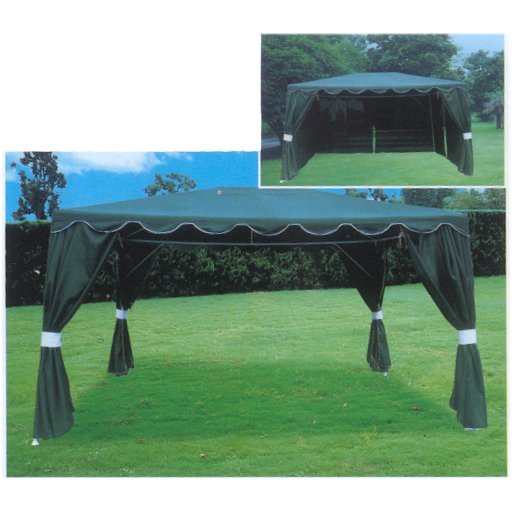 GO28 - 3 x 4M Dark Green Gazebo