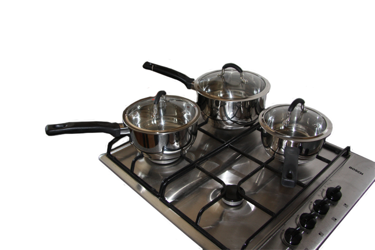 Stainless Steel Saucepan Set (3 Piece)
