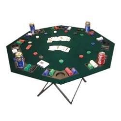 Solex 96401 Folding Poker Table