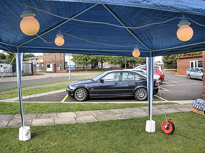 6 Globe Lights For Gazebo Marquee Parasol