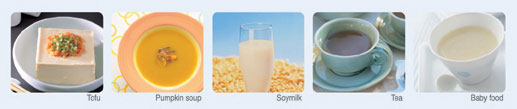 Tofu, Pumpkin Soup, Soymilk, Tea, Baby Food 