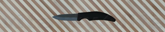 Mini Ceramic Paring Knife in Black