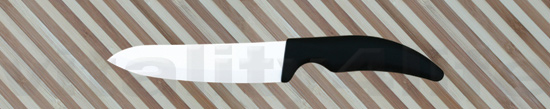 Large Ceramic Chef's Knife in White