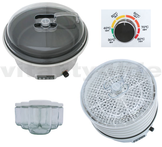 Lexen Food Dehydrator and Steamer - 4 appliances in one