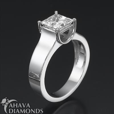 1.1 Ct Vs1 D Wedding Diamond Ring 14k Gold-white