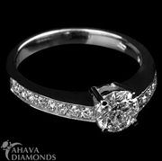 dia_1row3068452: 1.02 Ct Vs1 G Engagement Diamond Ring Custom 14K Gold