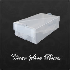 Clear Shoe Boxes
