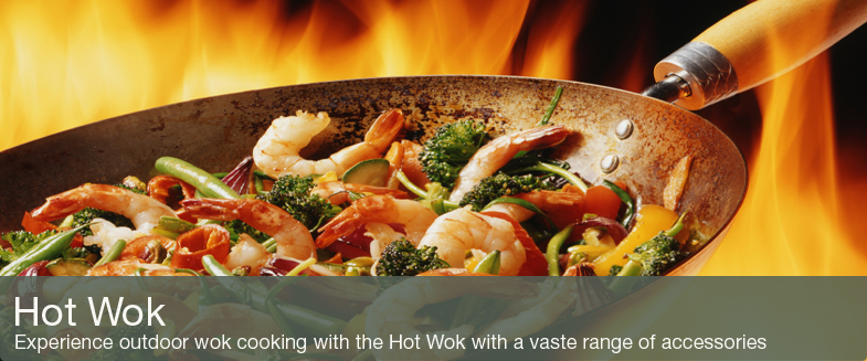 The Hot Wok provides a unique outdoor cooking experience. 