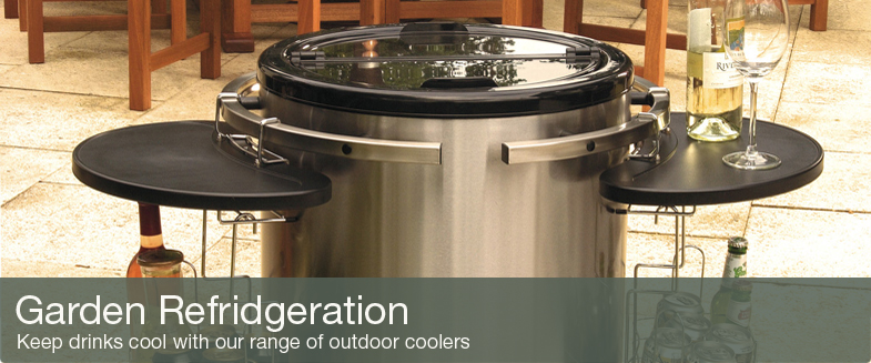 Refridgeration is a  versatile solution when portable refrigeration is required in the home or garden.