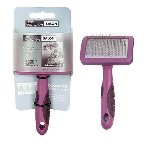 Soft Protection Salon Pet Grooming Brush Slicker Small
