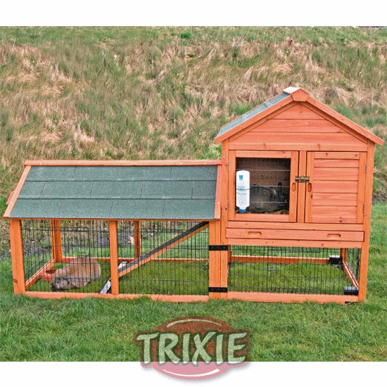 Giant Rabbit Hutch Hen House and Run With Wheels eBay