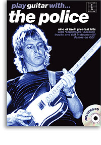 POLICE PLAY GUITAR WITH SONGBOOK & CD NOTES & TAB