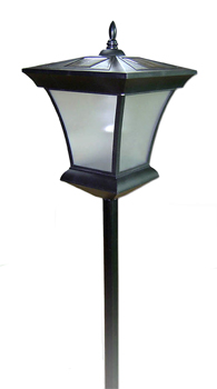 New 1.3m Outdoor Solar Garden Lamp Post/Lamppost/Light