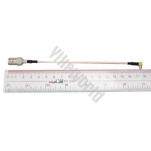 New MCX Female To BNC Male Adaptor For Car GPS Antenna