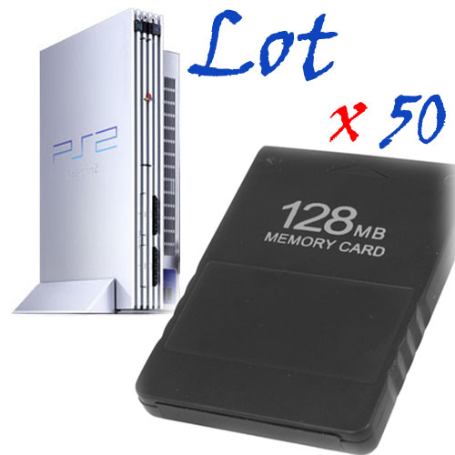 50X 128 MB Memory Card for Sony Playstation 2 PS2 128MB