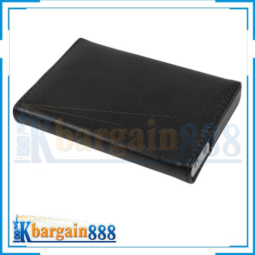 download bleach psp game Black Leather Business Card/Credit Card Case Holder Box pic