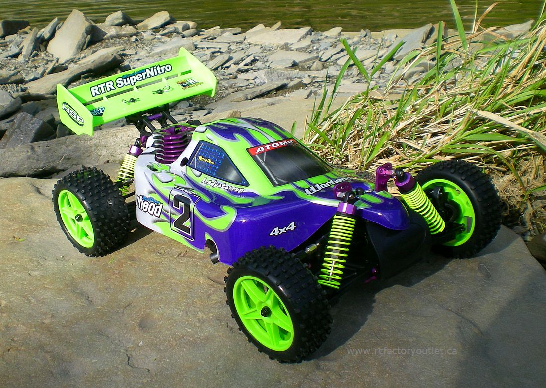 NEW HSP WARHEAD 2 SPEED 1/10 RACE CAR RC NITRO BUGGY