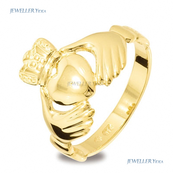 The Claddagh ring is an old Irish symbol of love and friendship. 