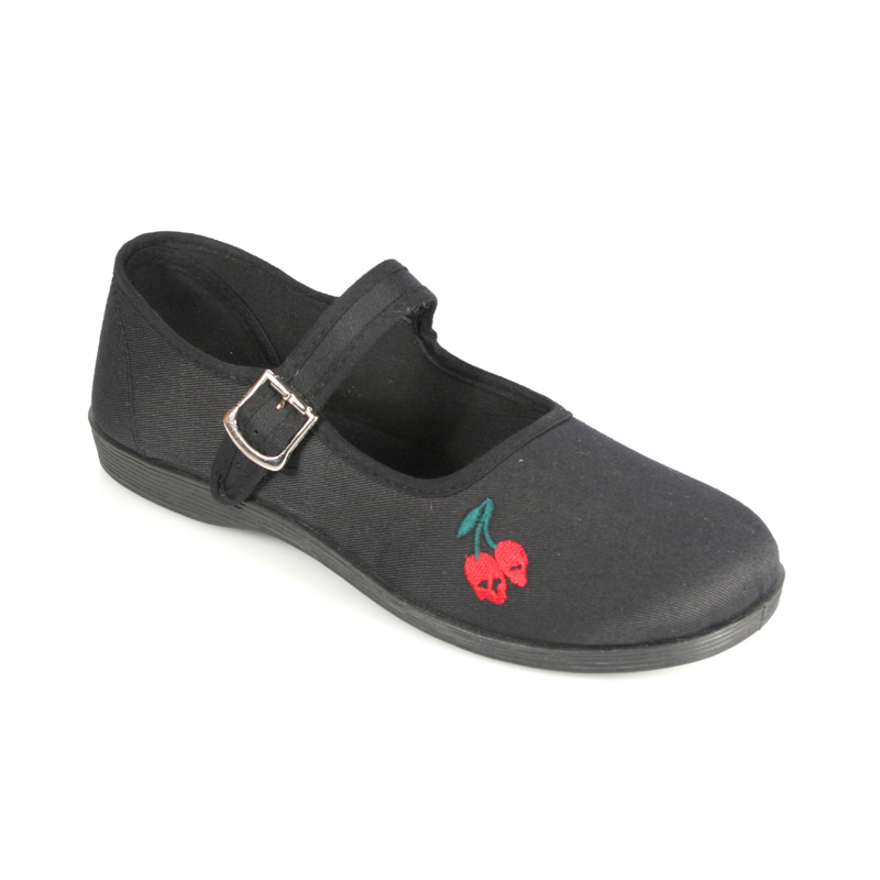 cherry skulls emo shoes