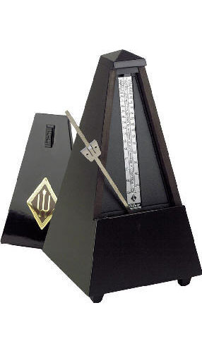 Black WITTNER Wood Metronome Without Bell