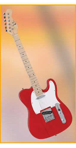 new RED Electric Guitar set-white pg-project pack