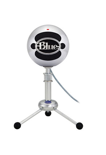 Blue Snowball Bundl USB mic microphone Brushed Aluminum