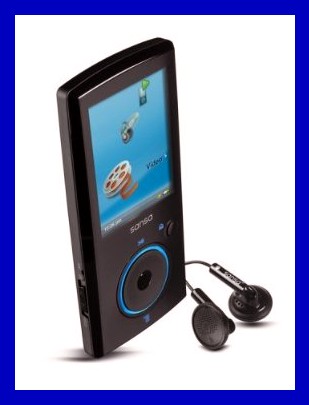 NEW SanDisk Sansa 8GB Black MP3 Player w/ MicroSD Slot