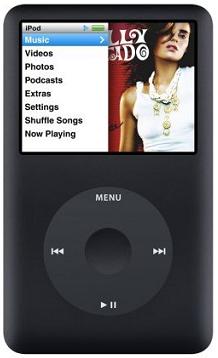 APPLE iPod CLASSIC BLACK 80GB VIDEO 6th GEN MP3 Player
