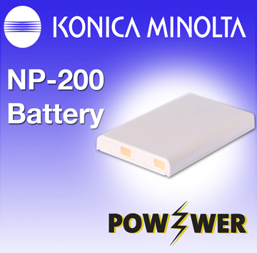 Minolta NP200 NP-200 Digital Camera Battery Equivalent