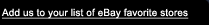 Add us to your list of eBay favorite stores