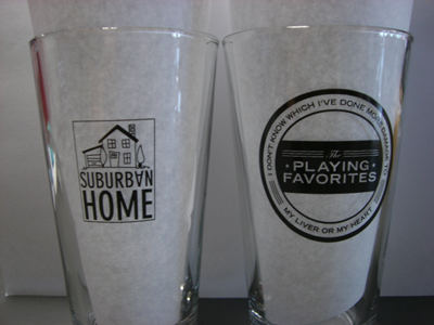 Playing Favorites Pint Glass