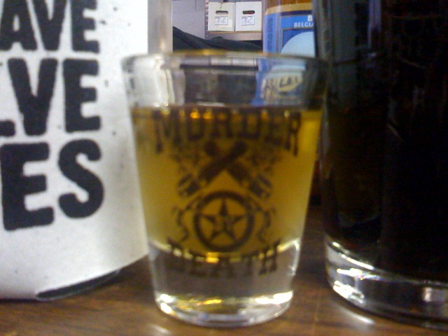murder by death shot glass