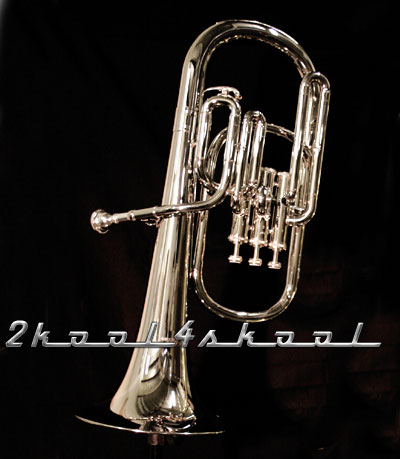 Rossetti Alto Horn NICKEL Eb baritone tenor+Case+NEW