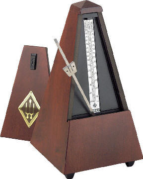 Mahogany WITTNER Wood Metronome Without Bell