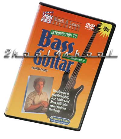 Beginner Bass Guitar DVD  lesson Video learn electric