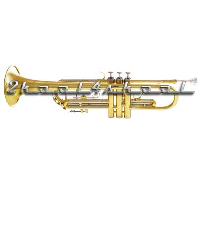 Bartok TRUMPET w/Case INTERMEDIATE NEW nickel/gold NEW