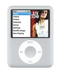 APPLE IPOD NANO 4GB SILVER 3RD GENERATION VIDEO GRADE A