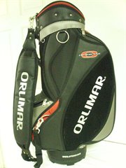 9-orl-stf-m-stf-blkrd-n: Orlimar Staff Bag 9.5" 5-way top Black/Red Golf NEW